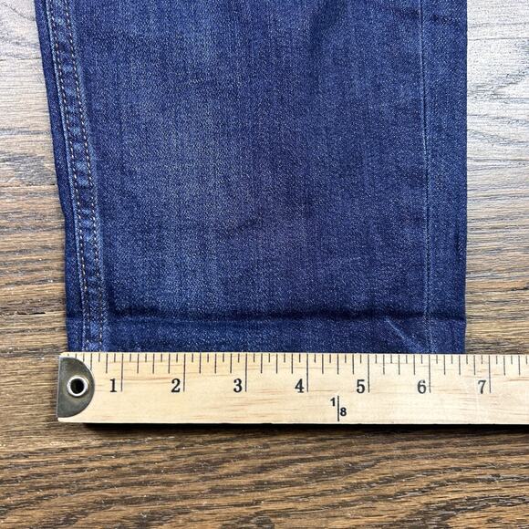 Chicos Boyfriend Ankle Jeans Womens 8R 1R Blue Mid Rise Stretch Denim Pants - Picture 9 of 10